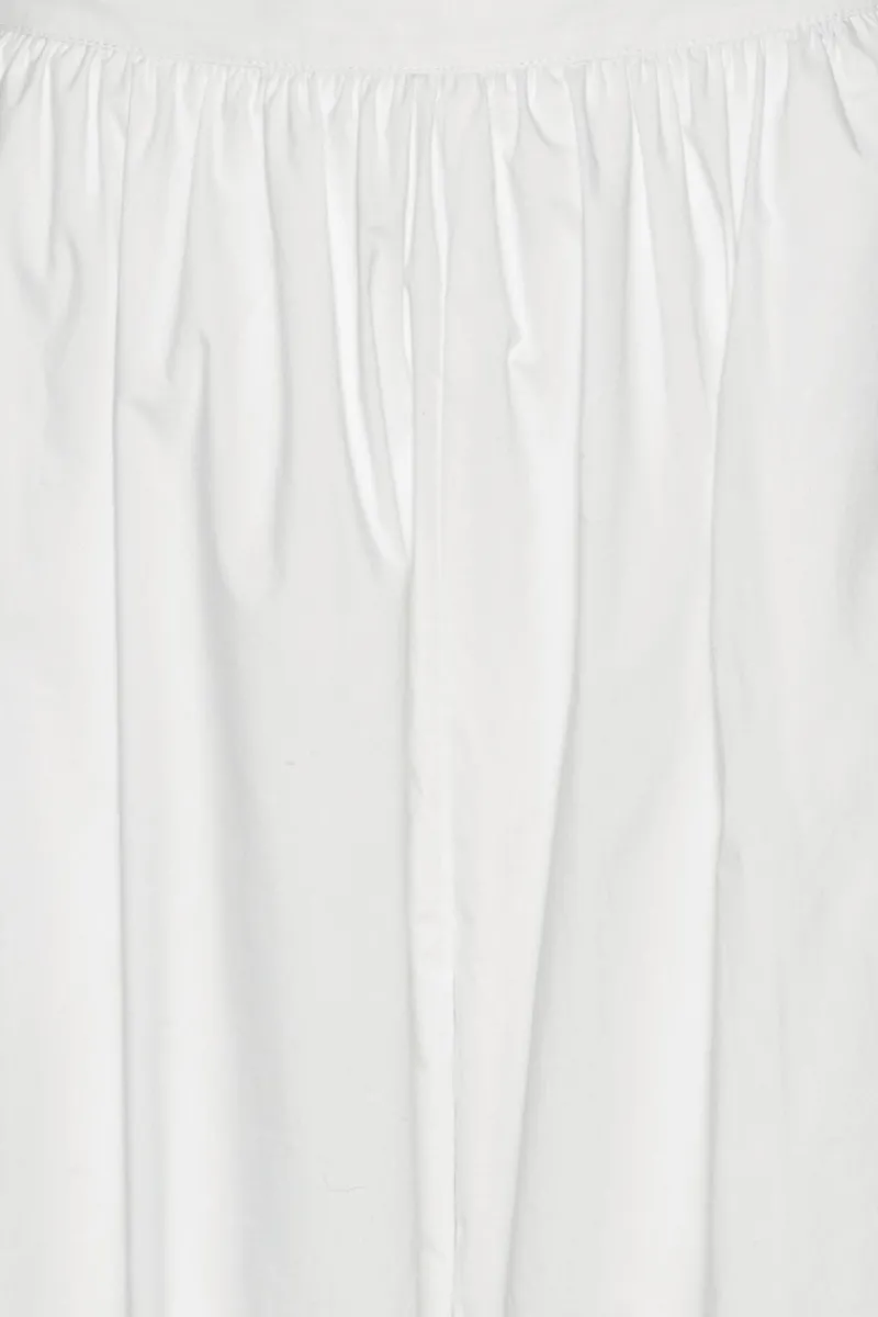Pants-ROTATE Birger Christensen Balloon Pleated Pants Bright White Bright White color