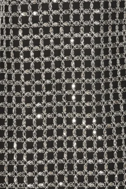 Sequins|Dresses-ROTATE Birger Christensen Beaded Halterneck Dress Black Black color