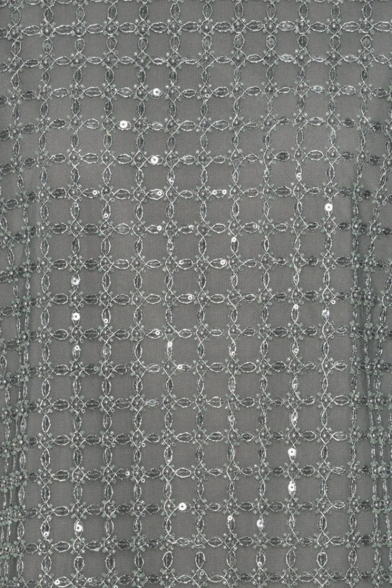 Tops-ROTATE Birger Christensen Beaded Oversized Top Grey Castor Gray color