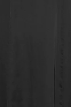 Midi Dresses|Dresses-ROTATE Birger Christensen Crepe De Chine Midi Dress Black Black color