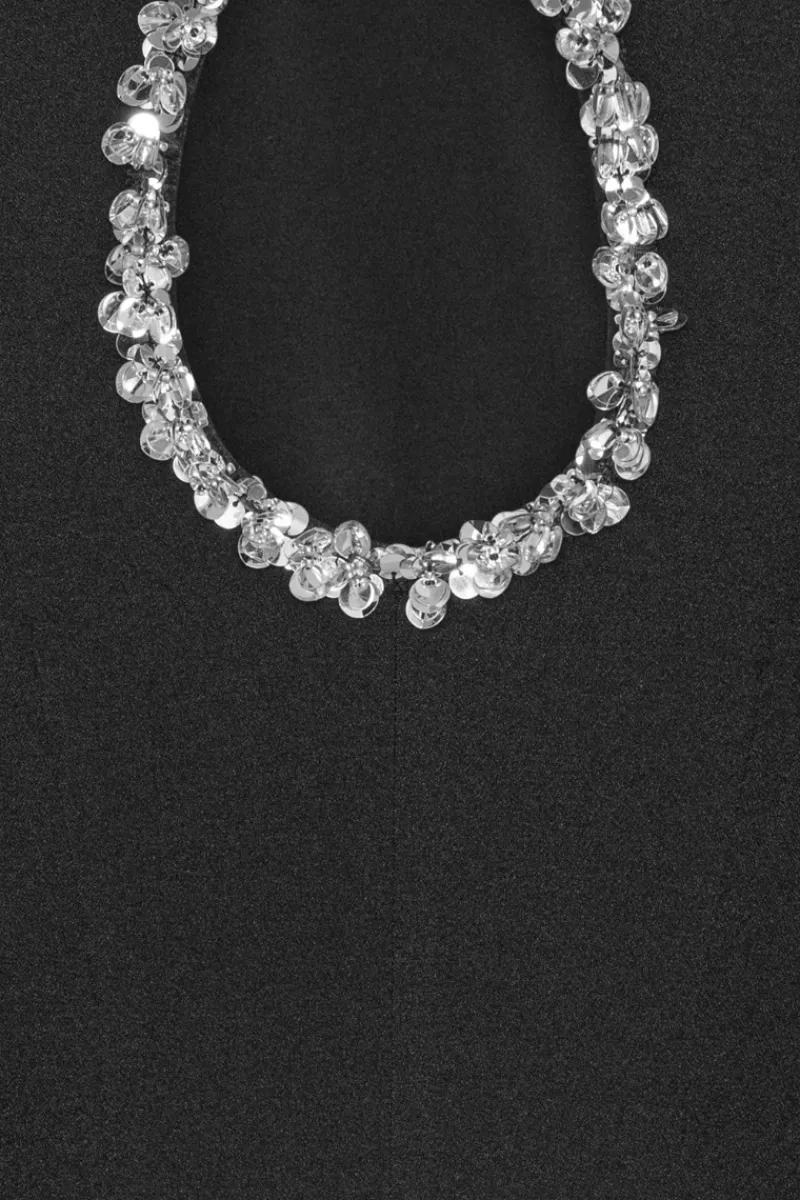 Mini Dresses|Dresses-ROTATE Birger Christensen Crepe Mini Dress Black Black color