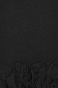 Skirts-ROTATE Birger Christensen Crepe Mini Skirt Black Black color