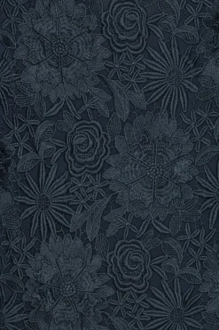 Skirts-ROTATE Birger Christensen 3d Lace Pencil Skirt Dark Blue Navy Blazer color