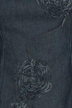 Tops-ROTATE Birger Christensen Denim Sleeveless Top Dark Blue Dark Blue Denim color