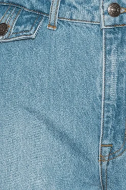 Pants-ROTATE Birger Christensen Flared Highwaisted Jeans Blue Hydrangea (Blue) color