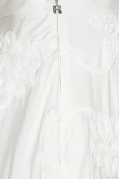 Skirts-ROTATE Birger Christensen Flower Maxi Skirt Bright White Bright White color