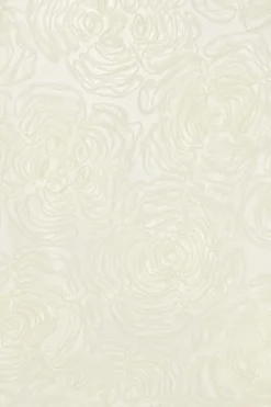 Bridal|Mini Dresses-ROTATE Birger Christensen Flower Mesh Mini Dress Creme White Egret color