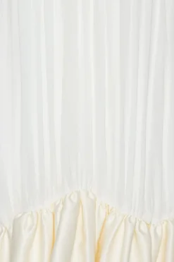 Bridal|Mini Dresses-ROTATE Birger Christensen Gathered Mini Dress White Egret color