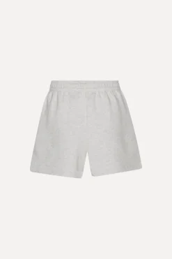 Skirts-ROTATE Birger Christensen Heavy Sweat Shorts White Melange White Melange color