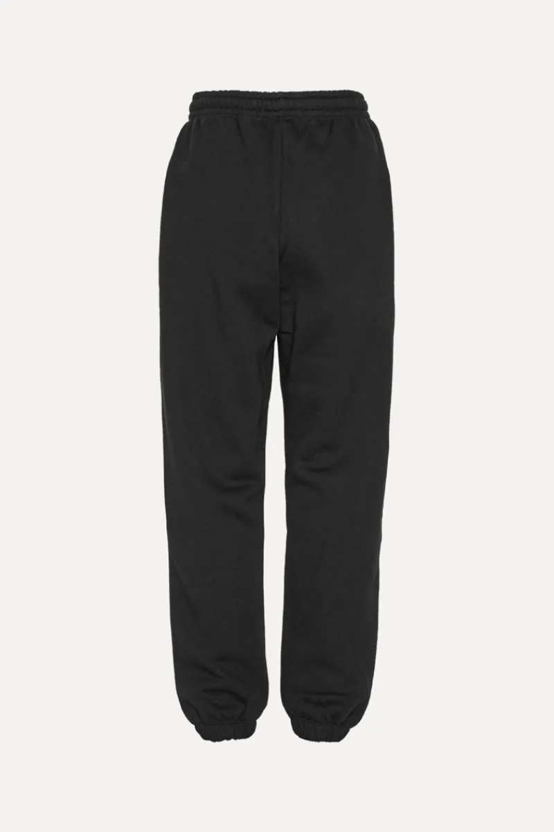 Pants-ROTATE Birger Christensen Heavy Sweatpants Black Black color