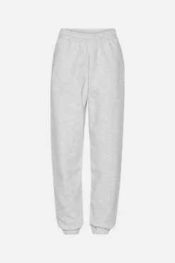 Pants-ROTATE Birger Christensen Heavy Sweatpants Light Grey Light Grey Melange color