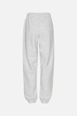 Pants-ROTATE Birger Christensen Heavy Sweatpants Light Grey Light Grey Melange color