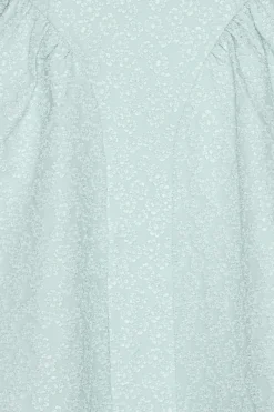 Midi Dresses|Dresses-ROTATE Birger Christensen Jacquard Midi Dress Light Blue Plein Air color