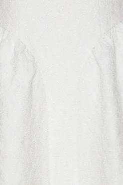 Bridal|Midi Dresses-ROTATE Birger Christensen Jacquard Midi Dress White Egret color