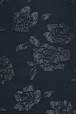 Mini Dresses|Dresses-ROTATE Birger Christensen Jacquard Mini Dress Dark Blue Sky Captain (Dark Blue) color