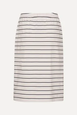 Skirts-ROTATE Birger Christensen Jersey Midi Skirt Light Pink Orchid Ice Comb. color