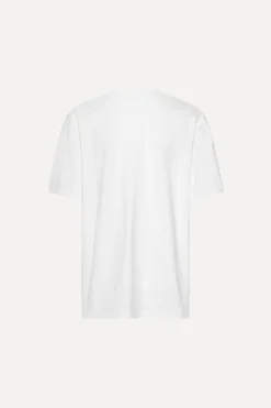 Tops-ROTATE Birger Christensen Jersey Oversized T-shirt Bright White Bright White color