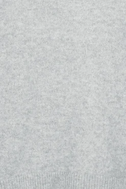 Knitwear|Tops-ROTATE Birger Christensen Knit Wide Sleeve Jumper Light Grey Alloy (Light Gray) color