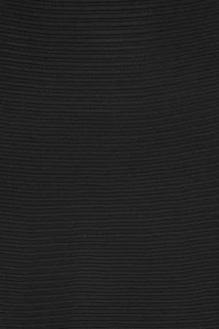 Mini Dresses|Dresses-ROTATE Birger Christensen Knitted Flared Mini Dress Black Black color