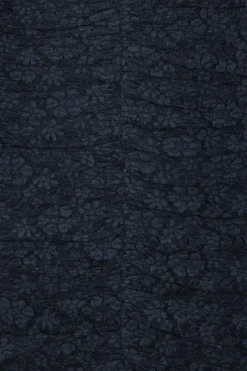 Dresses-ROTATE Birger Christensen Lace Mini Dress Dark Blue Navy Blazer color