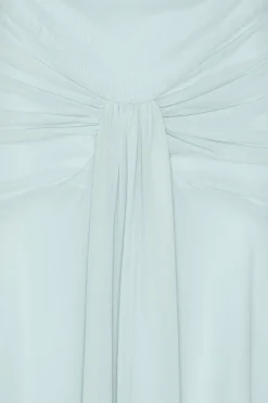 Maxi Dress|Dresses-ROTATE Birger Christensen Maxi Asymmetric Dress Light Blue Plein Air color