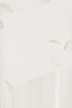 Bridal|Maxi Dress-ROTATE Birger Christensen Maxi Halterneck Dress White Egret color