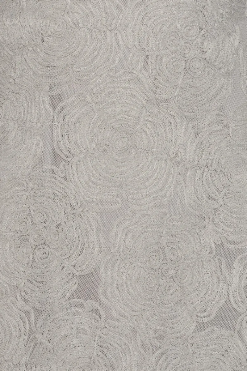 Mini Dresses|Dresses-ROTATE Birger Christensen Mesh Mini Dress Grey Violet Gray Violet color