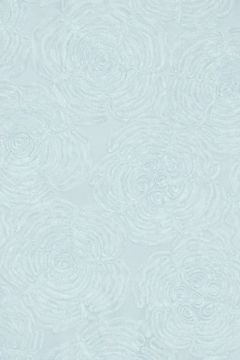 Midi Dresses|Dresses-ROTATE Birger Christensen Mesh Tube Dress Blue Plein Air color