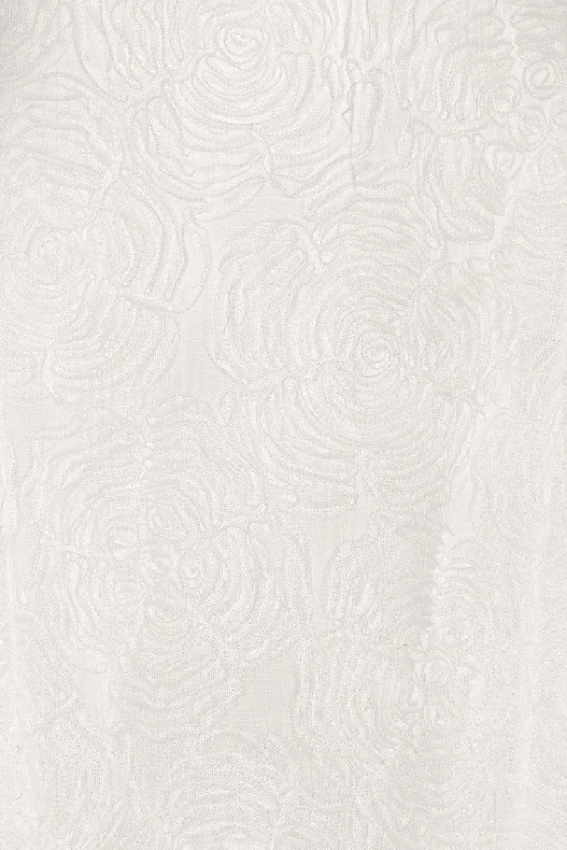 Bridal|Midi Dresses-ROTATE Birger Christensen Mesh Tube Dress White Egret color