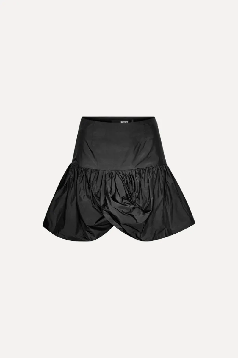 Skirts-ROTATE Birger Christensen Mini Balloon Skirt Black Black color