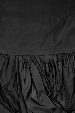 Skirts-ROTATE Birger Christensen Mini Balloon Skirt Black Black color