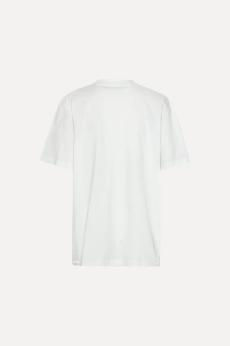 Tops-ROTATE Birger Christensen Oversized T-shirt Bright White Bright White color