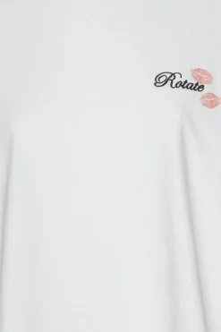 Tops-ROTATE Birger Christensen Oversized T-shirt Bright White Bright White color