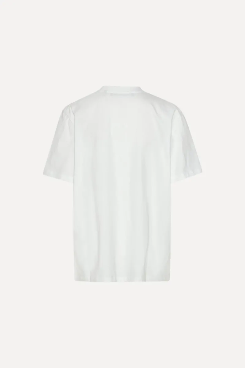 Tops-ROTATE Birger Christensen Oversized T-shirt Bright White Bright White color