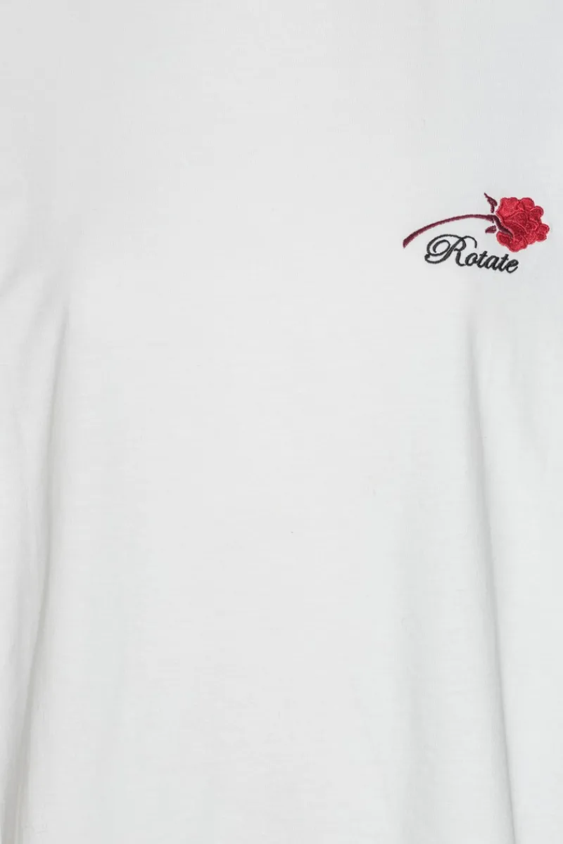 Tops-ROTATE Birger Christensen Oversized T-shirt Bright White Bright White color