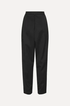 Pants-ROTATE Birger Christensen Pleated Tailored Pants Black Black color
