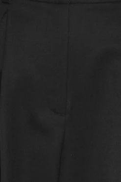 Pants-ROTATE Birger Christensen Pleated Tailored Pants Black Black color