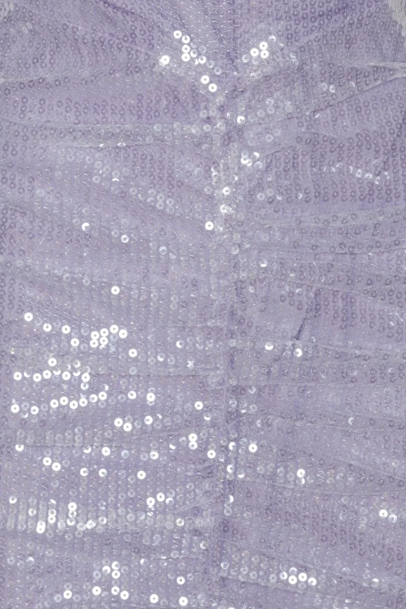 Sequins|Midi Dresses-ROTATE Birger Christensen Sequin Midi Dress Purple Misty Lilac color