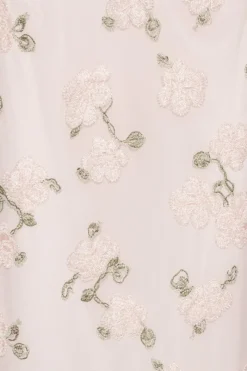 Skirts-ROTATE Birger Christensen Sequin Midi Pencil Skirt Light Pink Lilac Ash Comb. color