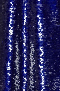 Sequins|Maxi Dress-ROTATE Birger Christensen Sequins Max Dress Dark Blue Mazarine Blue color