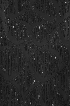 Sequins|Midi Dresses-ROTATE Birger Christensen Sequins Midi Tube Dress Black Black color