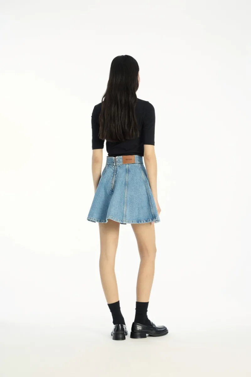 Tops-ROTATE Birger Christensen Short Sleeve T-shirt Black Black color