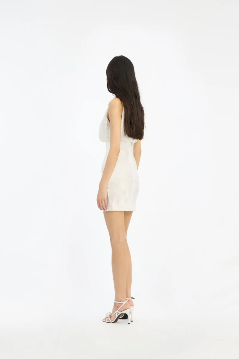 Bridal|Dresses-ROTATE Birger Christensen Sleeveless Dress White Egret color