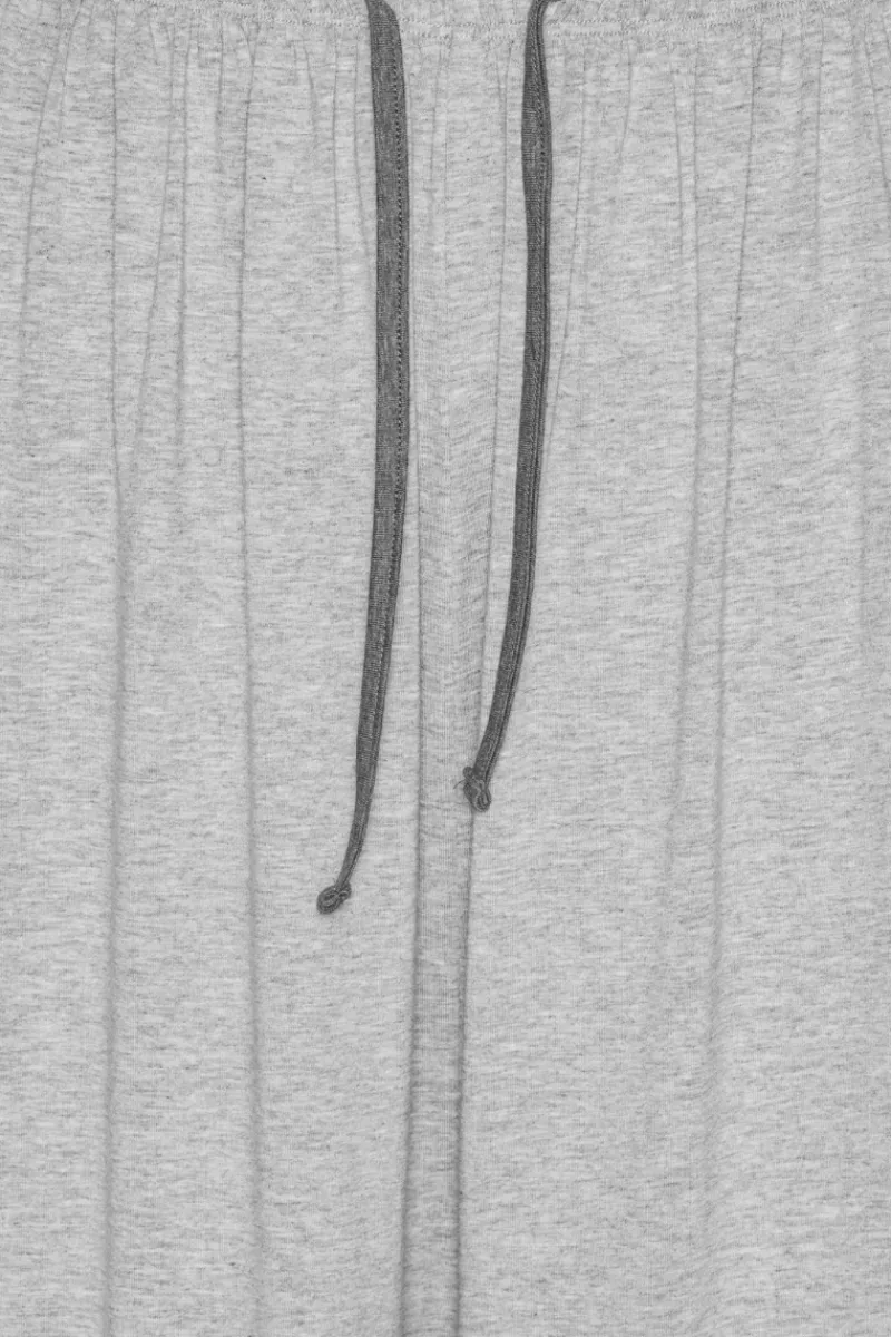 Pants-ROTATE Birger Christensen Stretchy Long Pants Light Grey Light Grey Melange color