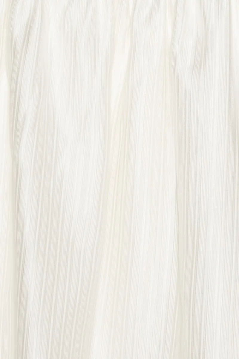 Tops-ROTATE Birger Christensen Striped Slip Top Bright White Bright White color