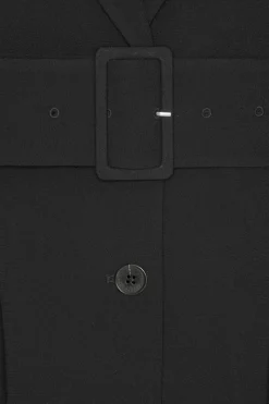 Outerwear-ROTATE Birger Christensen Suiting Belted Blazer Black Black color