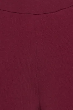 Pants-ROTATE Birger Christensen Terry Back Sweatpants Bordeaux Zinfandelcolor