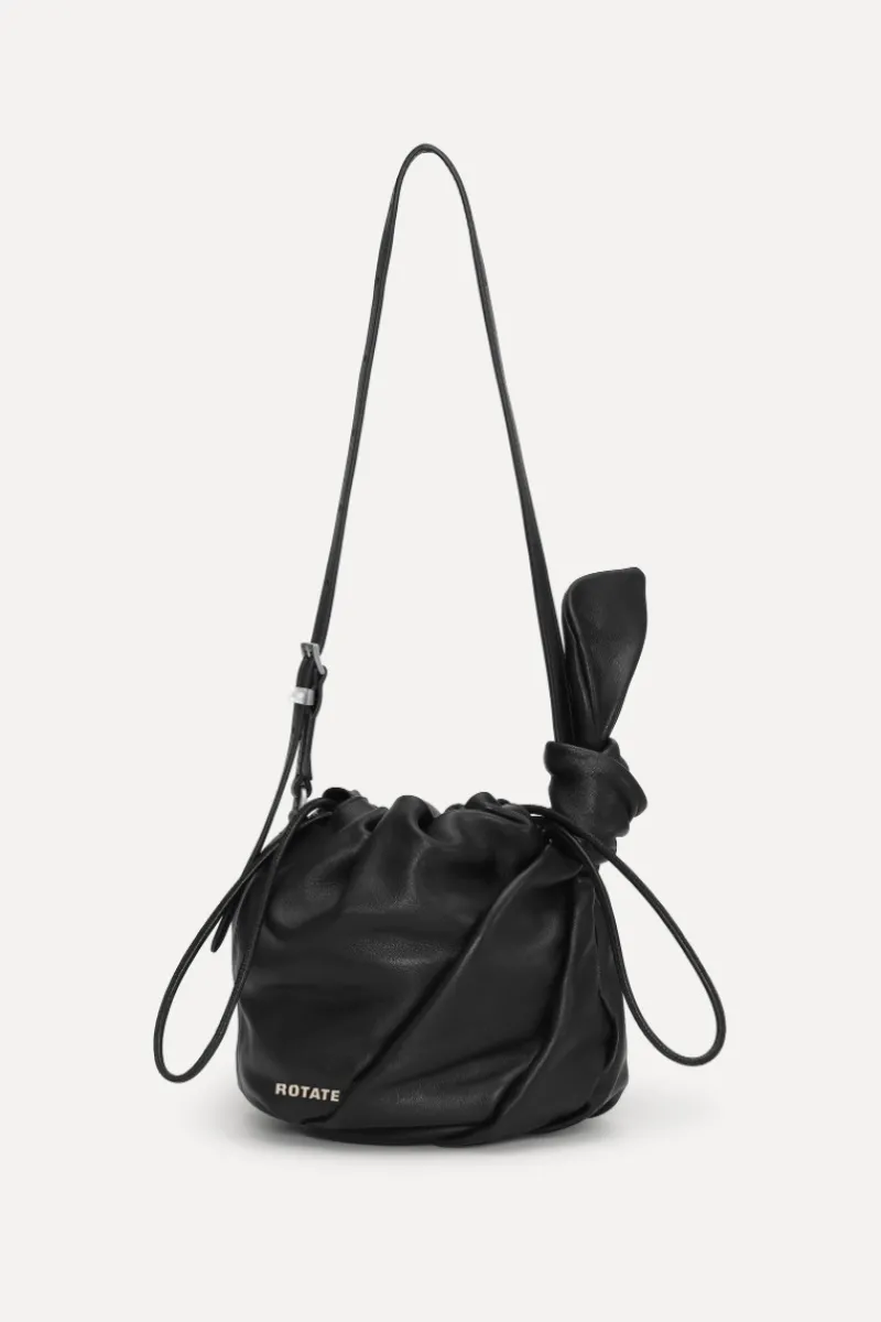 Bags-ROTATE Birger Christensen The Bon Bon Bag Black Leather Black color