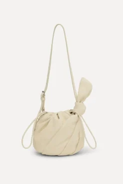 Bags-ROTATE Birger Christensen The Bon Bon Bag Cream Suede Rainy Day Comb. color