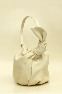 Bags-ROTATE Birger Christensen The Bon Bon Bag Yellow Leather Italian Straw color